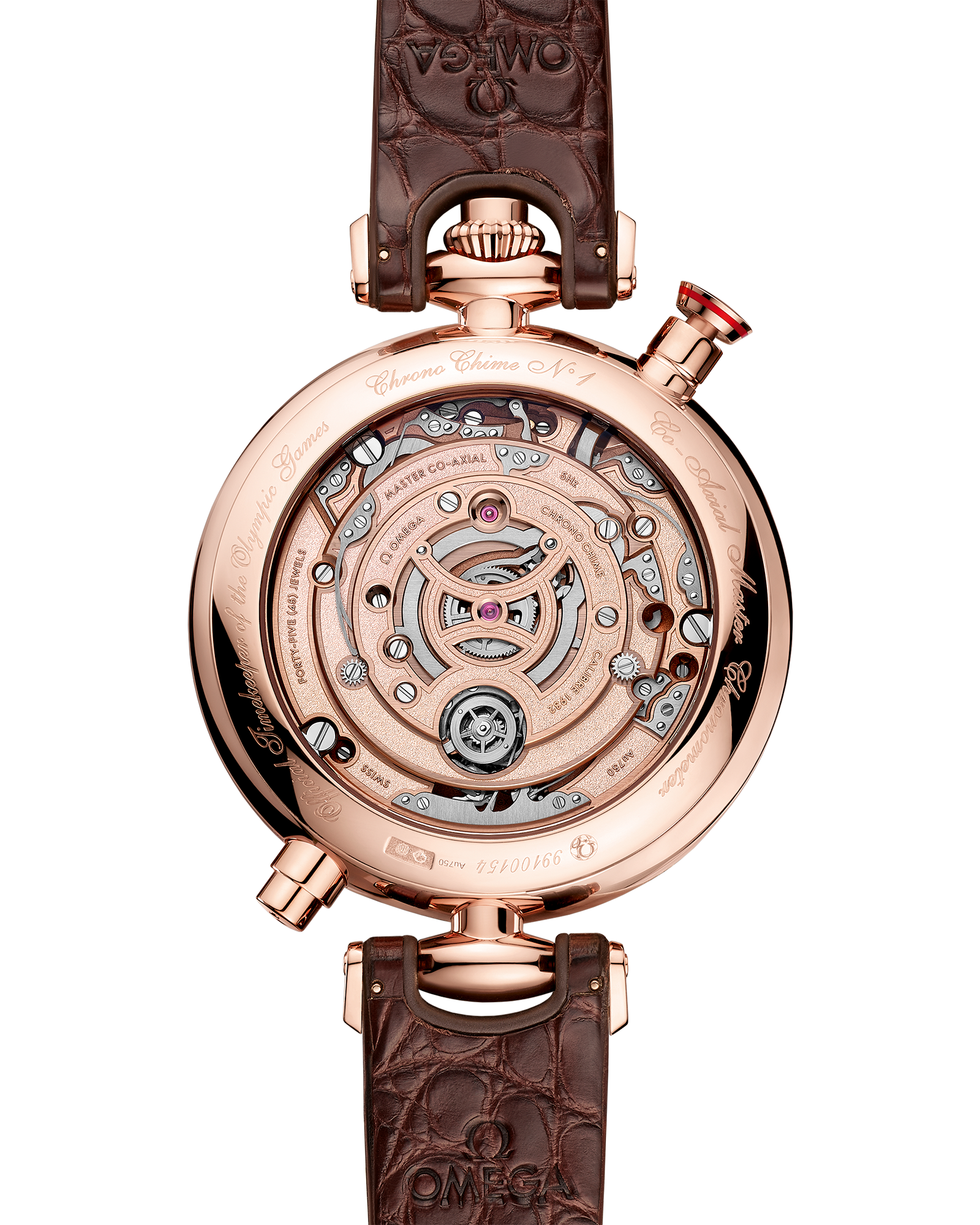 特别系列 奥林匹克1932计时三问表 45毫米, Sedna™ 18k金表壳 搭配 皮表带 - 522.53.45.52.04.001 - 影像 2