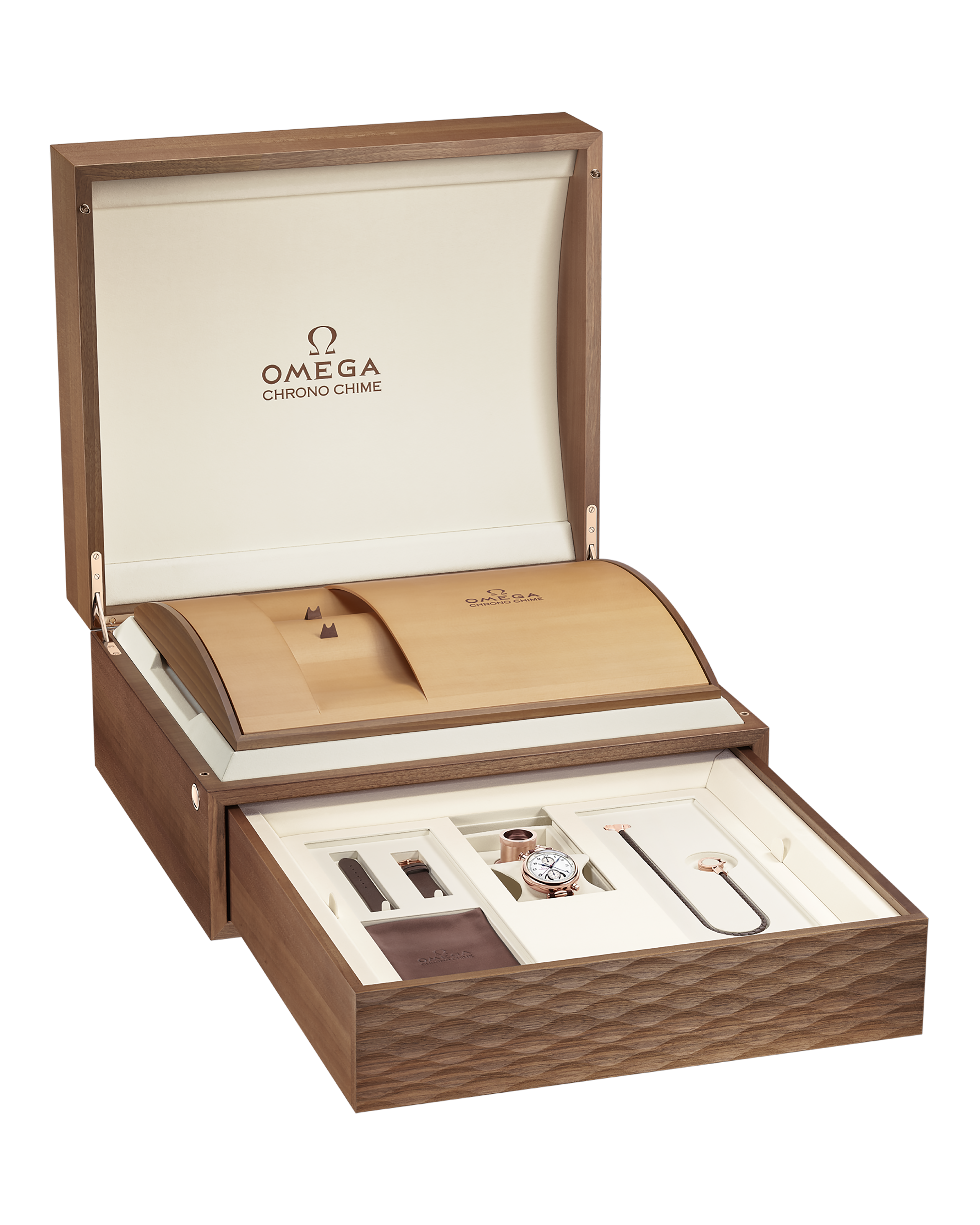 特别系列 奥林匹克1932计时三问表 45毫米, Sedna™ 18k金表壳 搭配 皮表带 - 522.53.45.52.04.001 - 影像 6