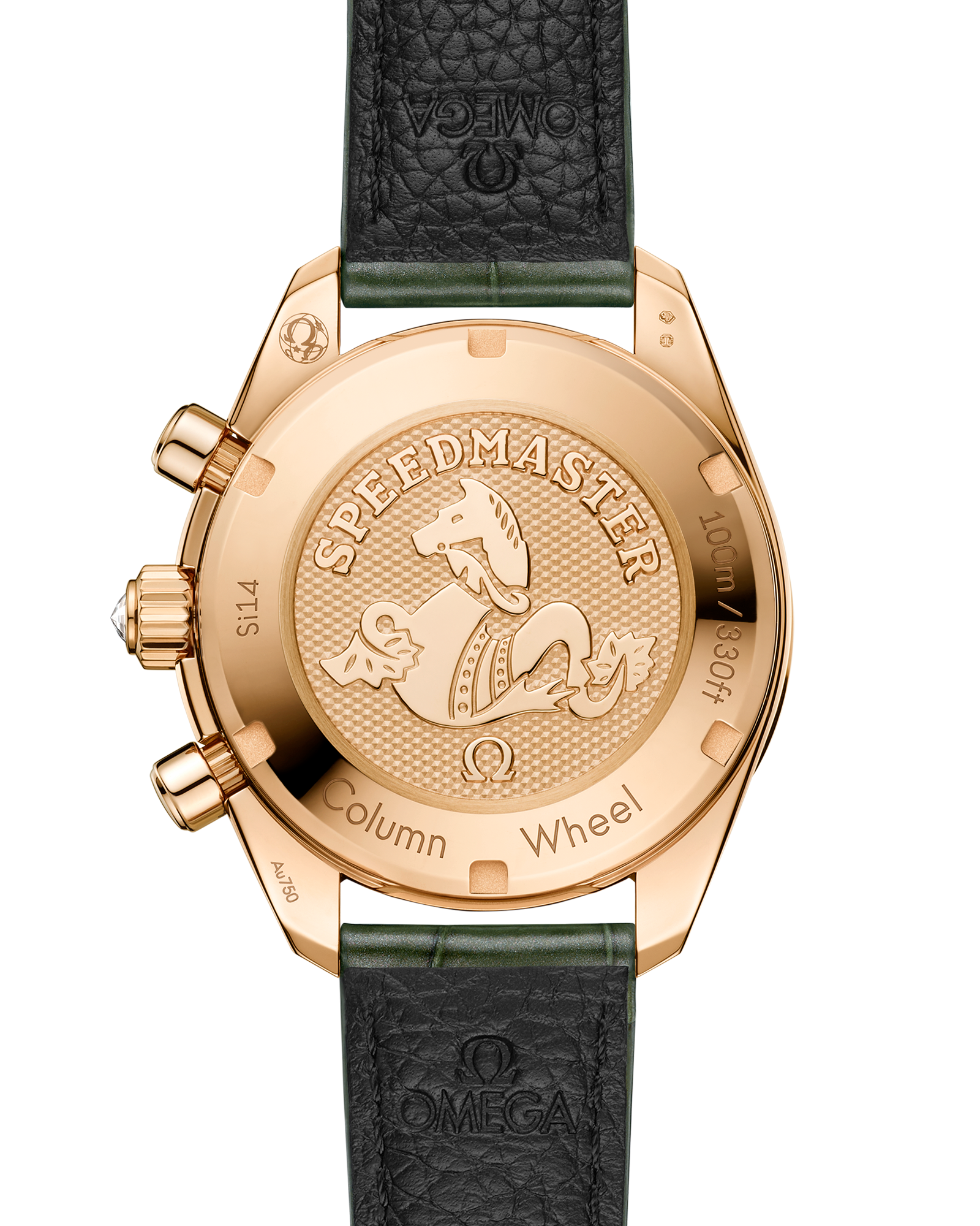 超霸系列 超霸38毫米腕表 38毫米, Moonshine 18k金表壳 搭配 鳄鱼皮 - 324.58.38.50.60.001 - 影像 2