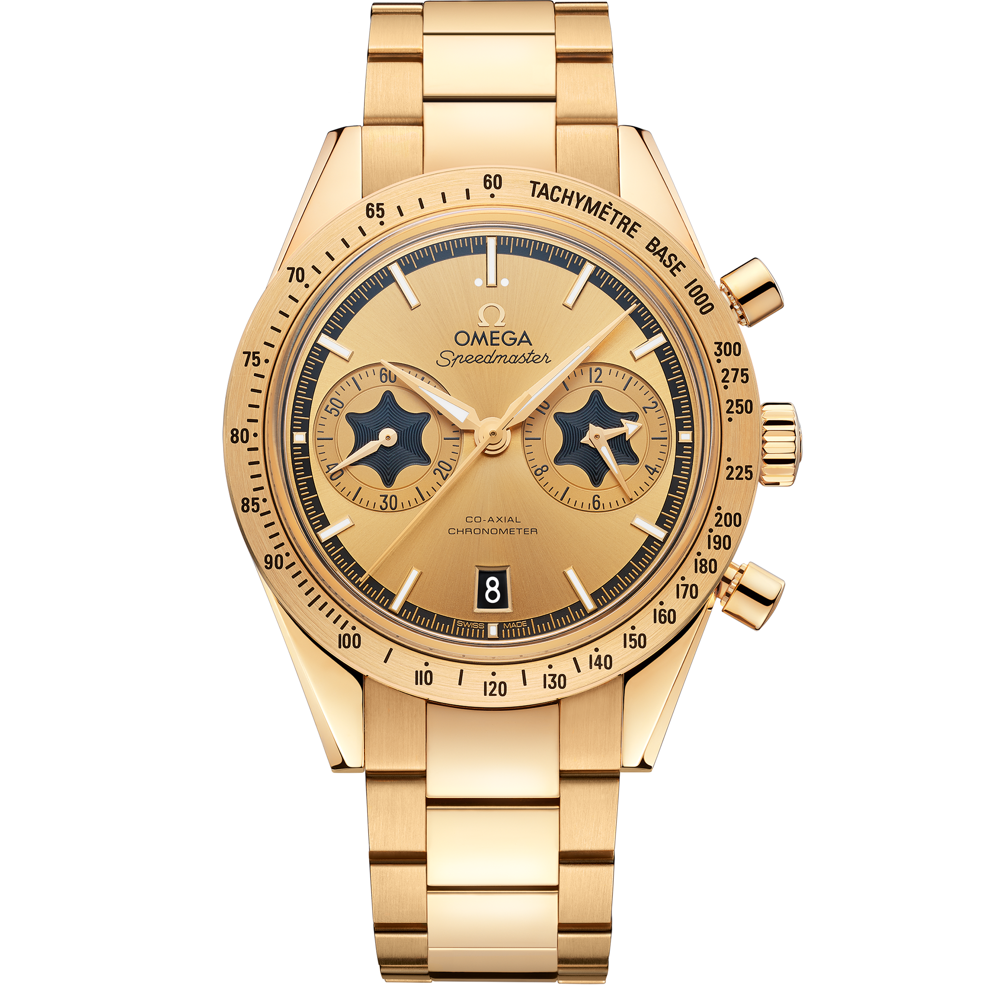 超霸系列 超霸'57腕表 41.5毫米, 黄色18 k金表壳 搭配 黄色18 k金表链 - 331.50.42.51.08.001 - 影像 1