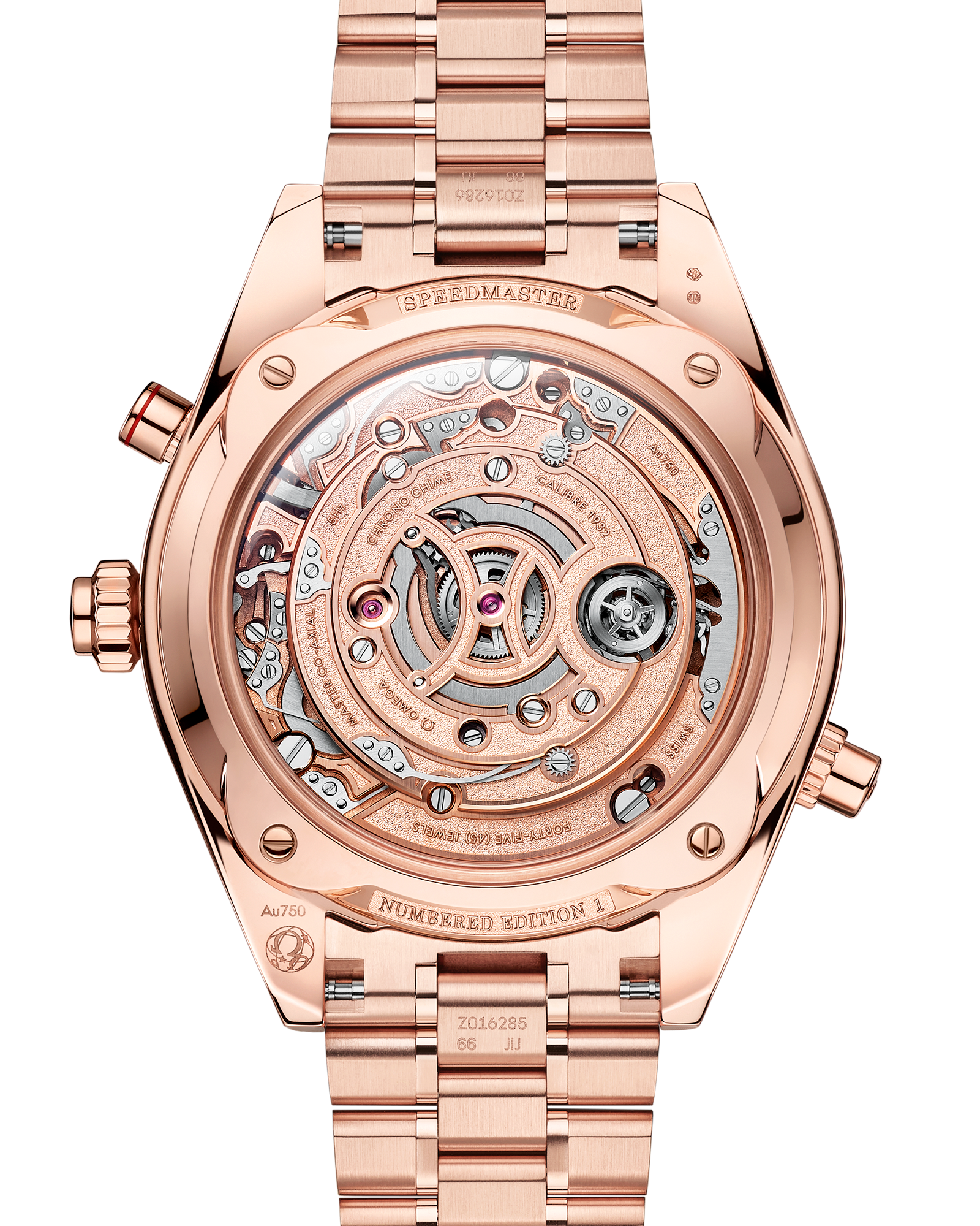超霸系列 Chrono Chime 45毫米, Sedna™ 18k金表壳 搭配 Sedna™ 18k金表链 - 522.50.45.52.03.001 - 影像 2