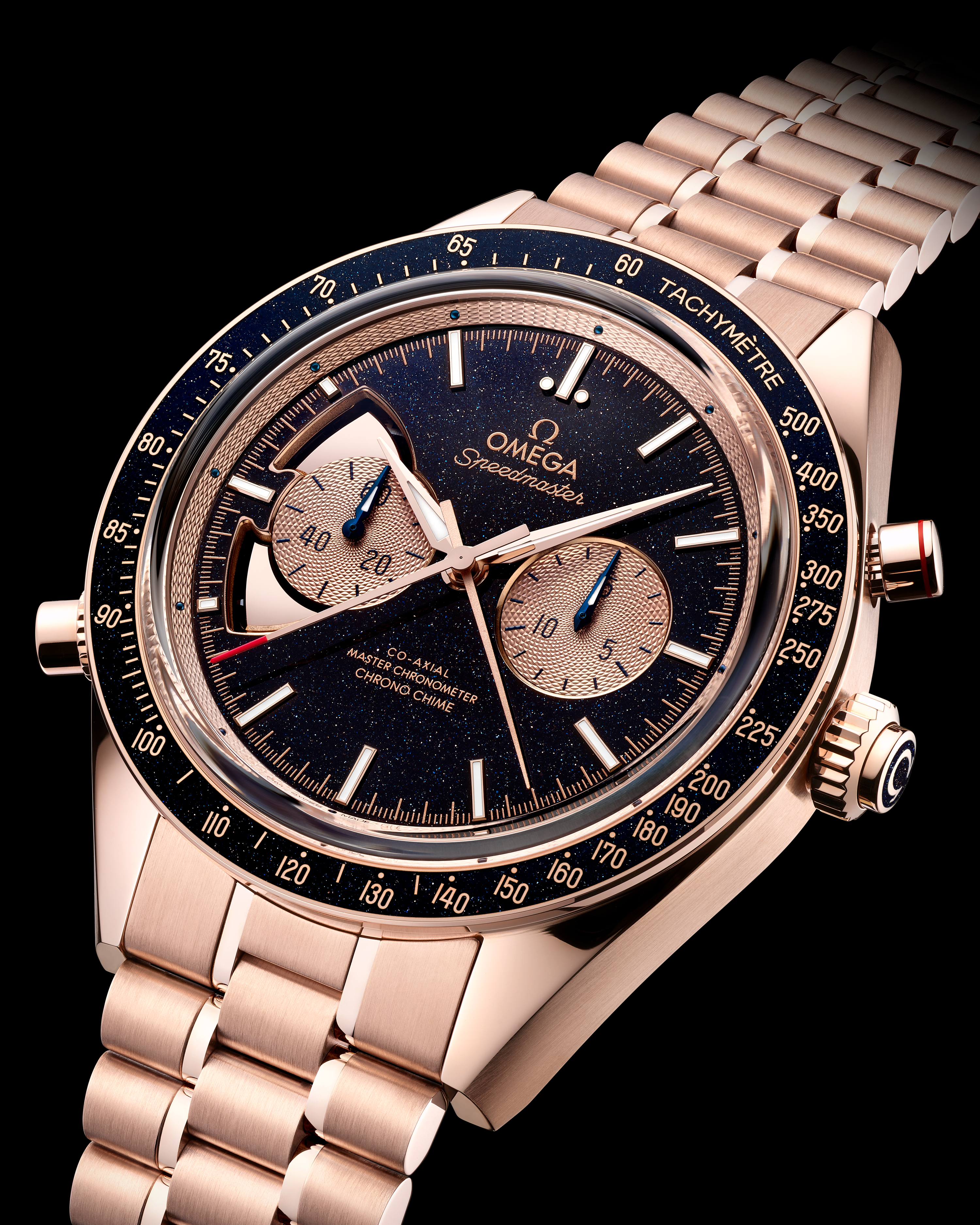 超霸系列 Chrono Chime 45毫米, Sedna™ 18k金表壳 搭配 Sedna™ 18k金表链 - 522.50.45.52.03.001 - 影像 3