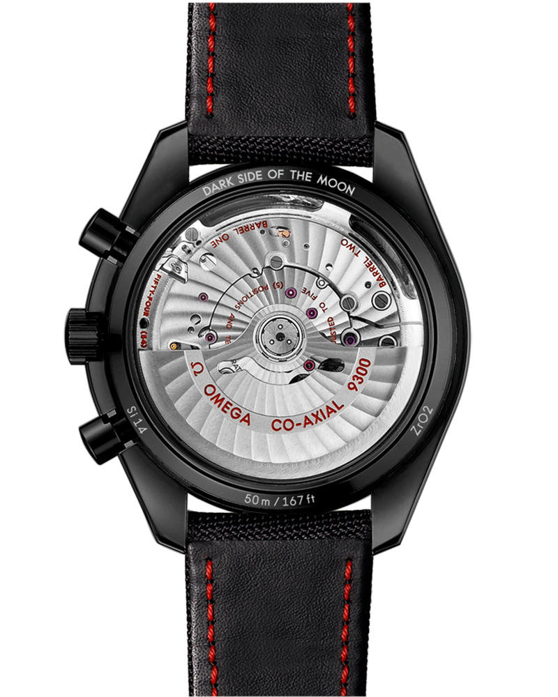 超霸系列 月之暗面腕表 44.25毫米, 黑色陶瓷表壳 搭配 涂层尼龙面料表带 - 311.92.44.51.01.003 - 影像 2