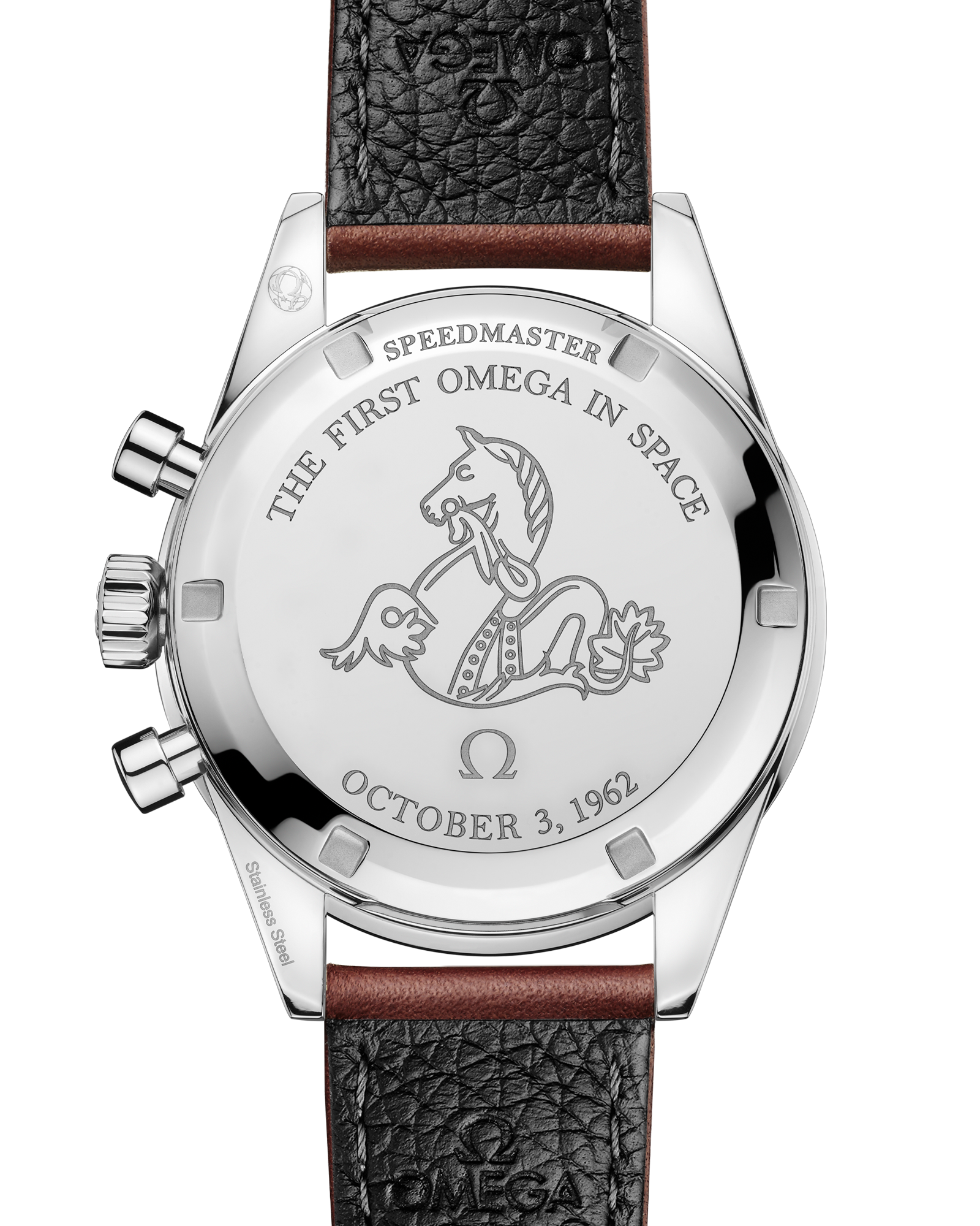 超霸系列 首枚欧米茄太空表 39.7毫米, 精钢表壳 搭配 皮表带 - 310.32.40.50.06.002 - 影像 2