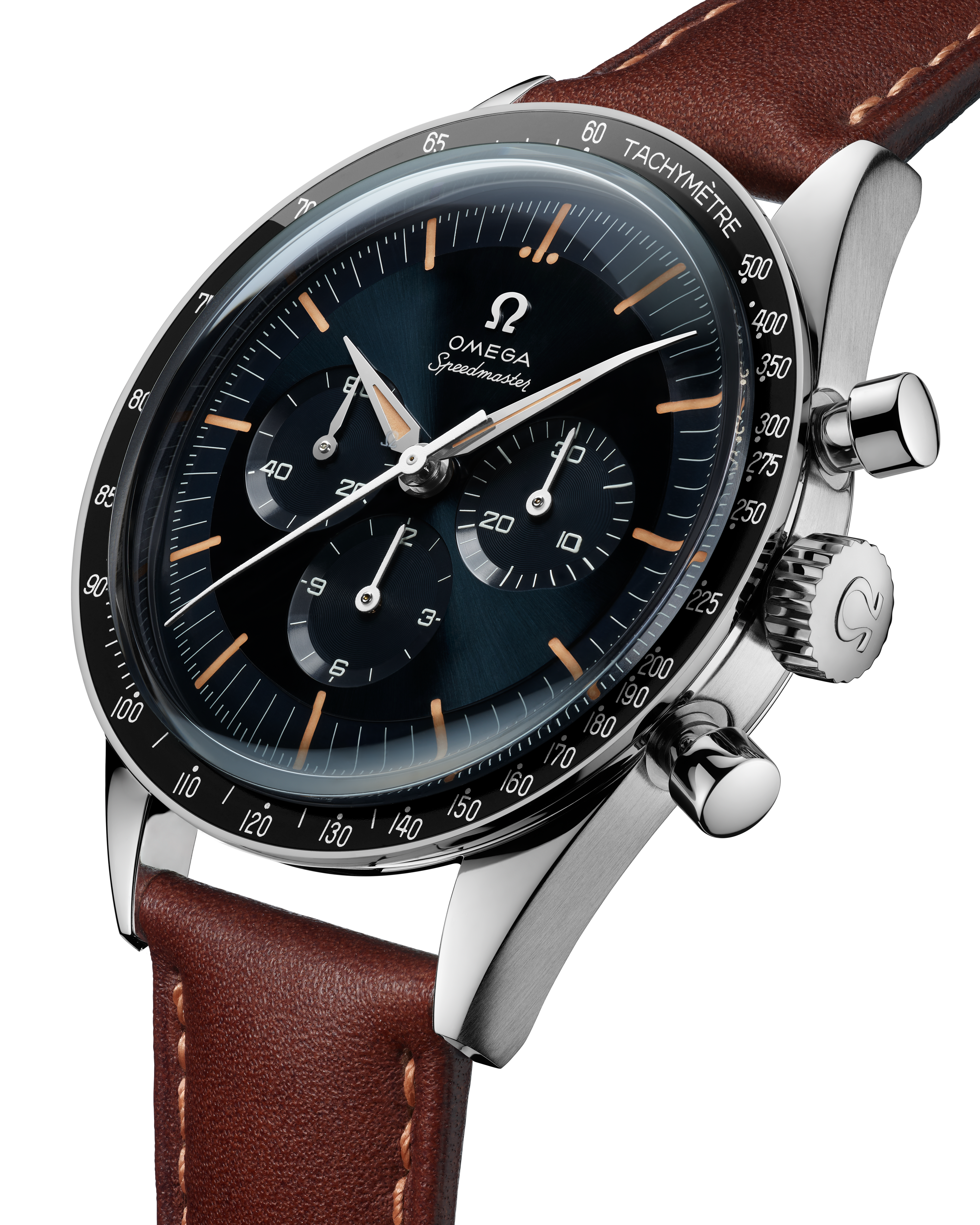 超霸系列 首枚欧米茄太空表 39.7毫米, 精钢表壳 搭配 皮表带 - 310.32.40.50.06.002 - 影像 3