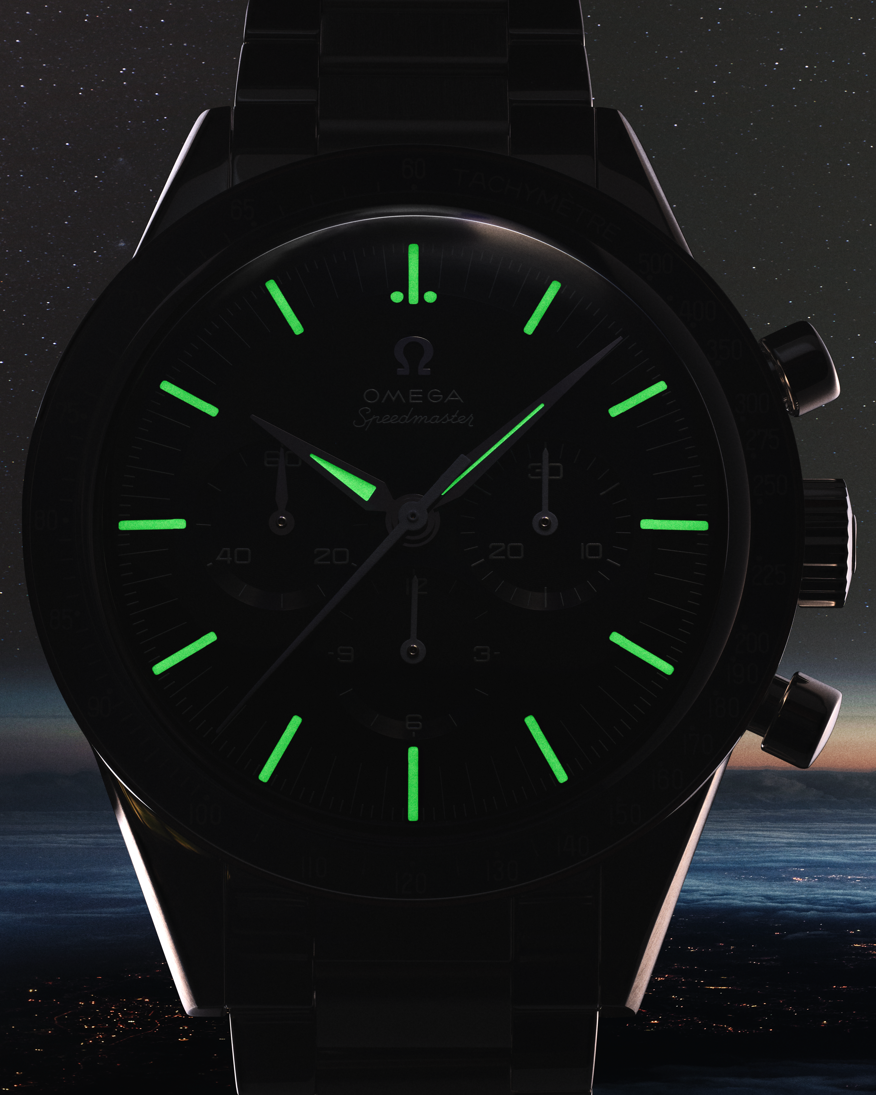 超霸系列 首枚欧米茄太空表 39.7毫米, 精钢表壳 搭配 皮表带 - 310.32.40.50.06.002 - 影像 6