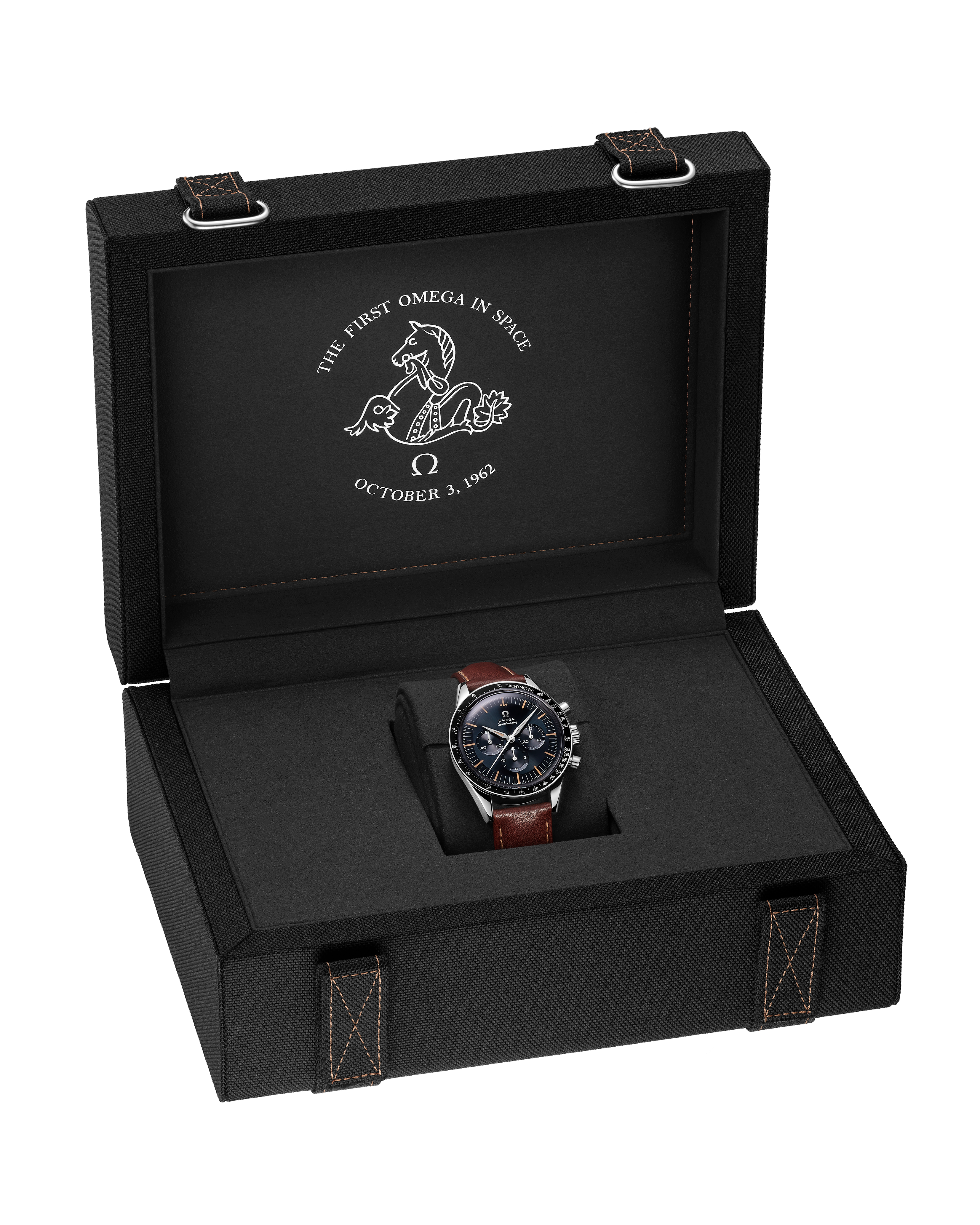 超霸系列 首枚欧米茄太空表 39.7毫米, 精钢表壳 搭配 皮表带 - 310.32.40.50.06.002 - 影像 7