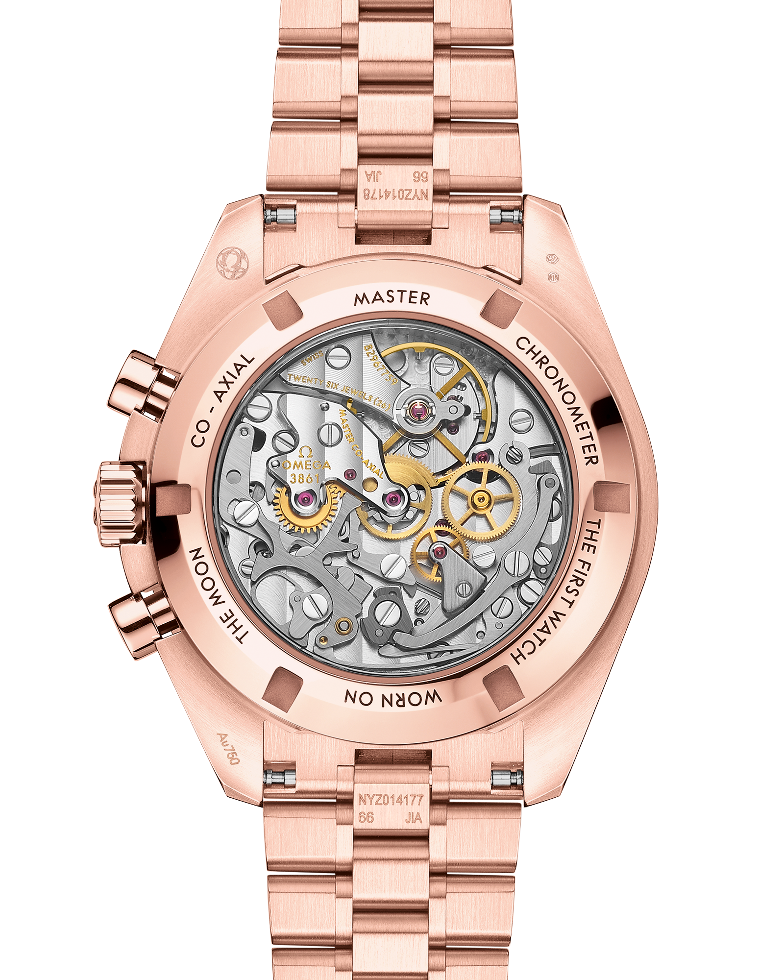 超霸系列 专业月球表 42毫米, Sedna™ 18k金表壳 搭配 Sedna™ 18k金表链 - 310.60.42.50.01.001 - 影像 2