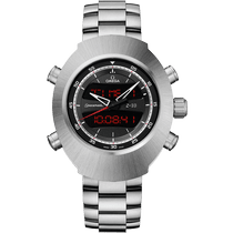 超霸系列 Spacemaster Z‑33<span class="nowrap">腕表</span> 43毫米, 钛金属表壳 搭配 钛金属表链 - 32590437901001