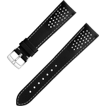 两件式表带 - 黑色皮表带，搭配针扣 - 032CUZ009780