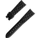 两件式表带 - 黑色皮表带，搭配针扣 - 032CUZ011300