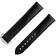 两件式表带 - 黑色素革表带，搭配折叠表扣 - 032Z017133