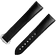 两件式表带 - 黑色素革表带，搭配折叠表扣 - 032Z017135