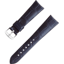 两件式表带 - 蓝色鳄鱼皮表带，搭配针扣 - 032CUZ008444