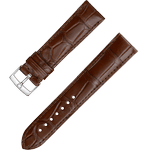 两件式表带 - 棕色鳄鱼皮表带，搭配针扣 - 032CUZ010217
