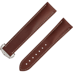 两件式<span class="nowrap">表带</span> - 棕色皮表带，搭配折叠表扣 - 032CUZ006728W