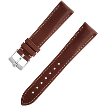 两件式<span class="nowrap">表带</span> - 棕色皮表带，搭配针扣 - 032Z020704W