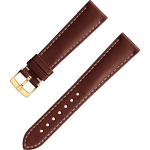 两件式<span class="nowrap">表带</span> - 棕色皮表带，搭配针扣 - 98000409W