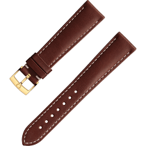 两件式<span class="nowrap">表带</span> - 棕色皮表带，搭配针扣 - 98000409W