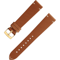 两件式<span class="nowrap">表带</span> - 金棕色皮表带，搭配针扣 - 032CUZ006676W