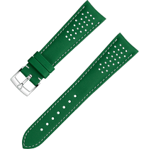 两件式表带 - 绿色皮表带，搭配针扣 - 032CUZ010023
