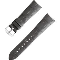 两件式表带 - 灰色鳄鱼皮表带，搭配针扣 - 032CUZ009872