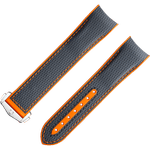 两件式<span class="nowrap">表带</span> - 灰色橡胶表带，搭配折叠表扣，适用于海马系列海洋宇宙600米腕表 - 032CVZ005088W