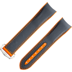 两件式<span class="nowrap">表带</span> - 灰色橡胶表带，搭配折叠表扣，适用于海马系列海洋宇宙600米腕表 - 032CVZ005088W