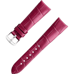 两件式表带 - 粉色鳄鱼皮表带，搭配针扣 - 032CUZ011104
