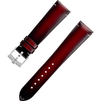 两件式<span class="nowrap">表带</span> - 红色皮表带，搭配针扣 - 032CUZ015430W