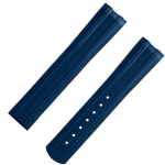 两件式<span class="nowrap">表带</span> - 蓝色橡胶表带，搭配折叠表扣，适用于海马系列300米潜水表 - 032CVZ015753W
