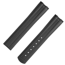 两件式<span class="nowrap">表带</span> - 灰色橡胶表带，搭配折叠表扣，适用于海马系列300米潜水表 - 032Z020496W