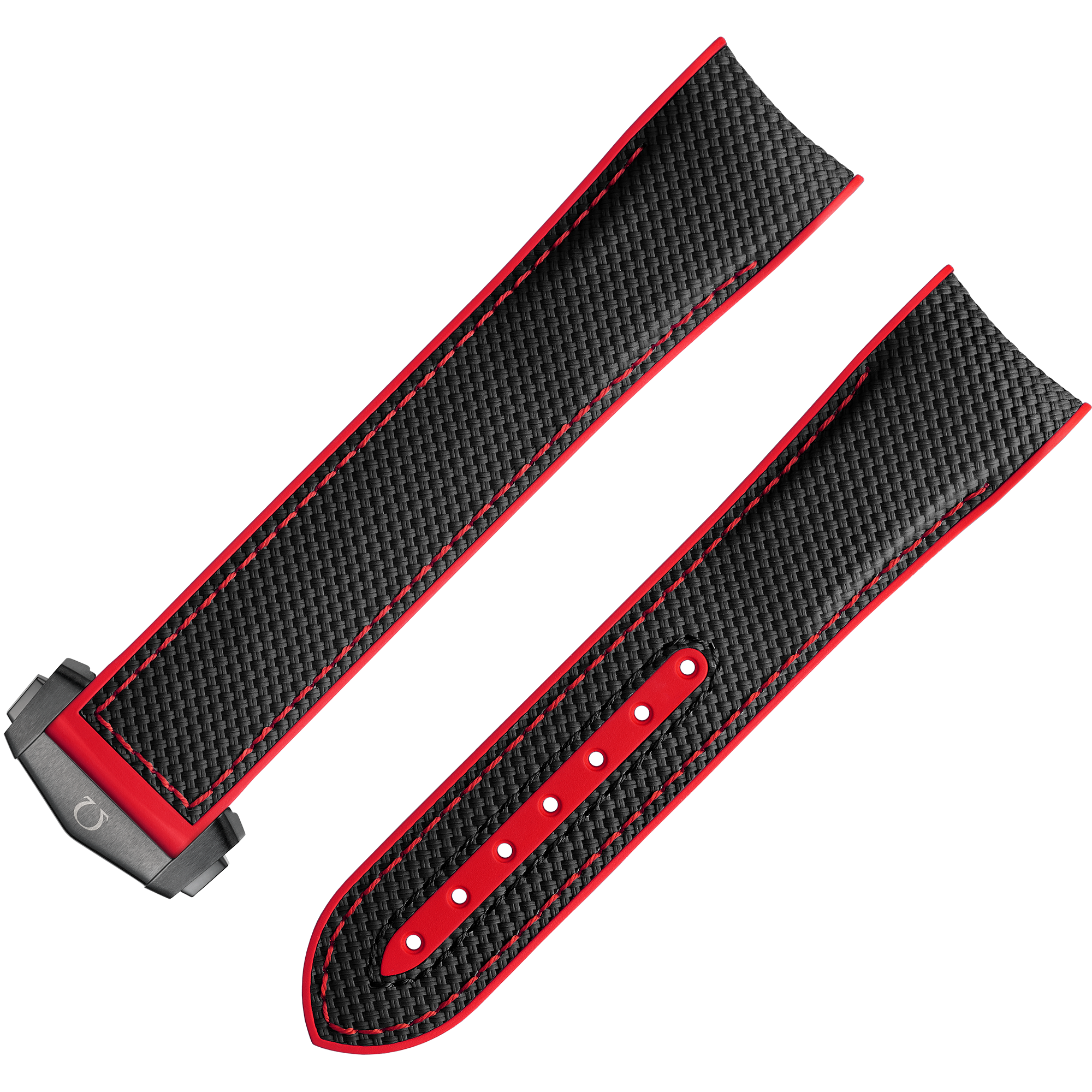 - 黑色橡胶表带,适用于海马系列海洋宇宙600米腕表 - 032CVZ005722|025CTZ005003 - 影像 1