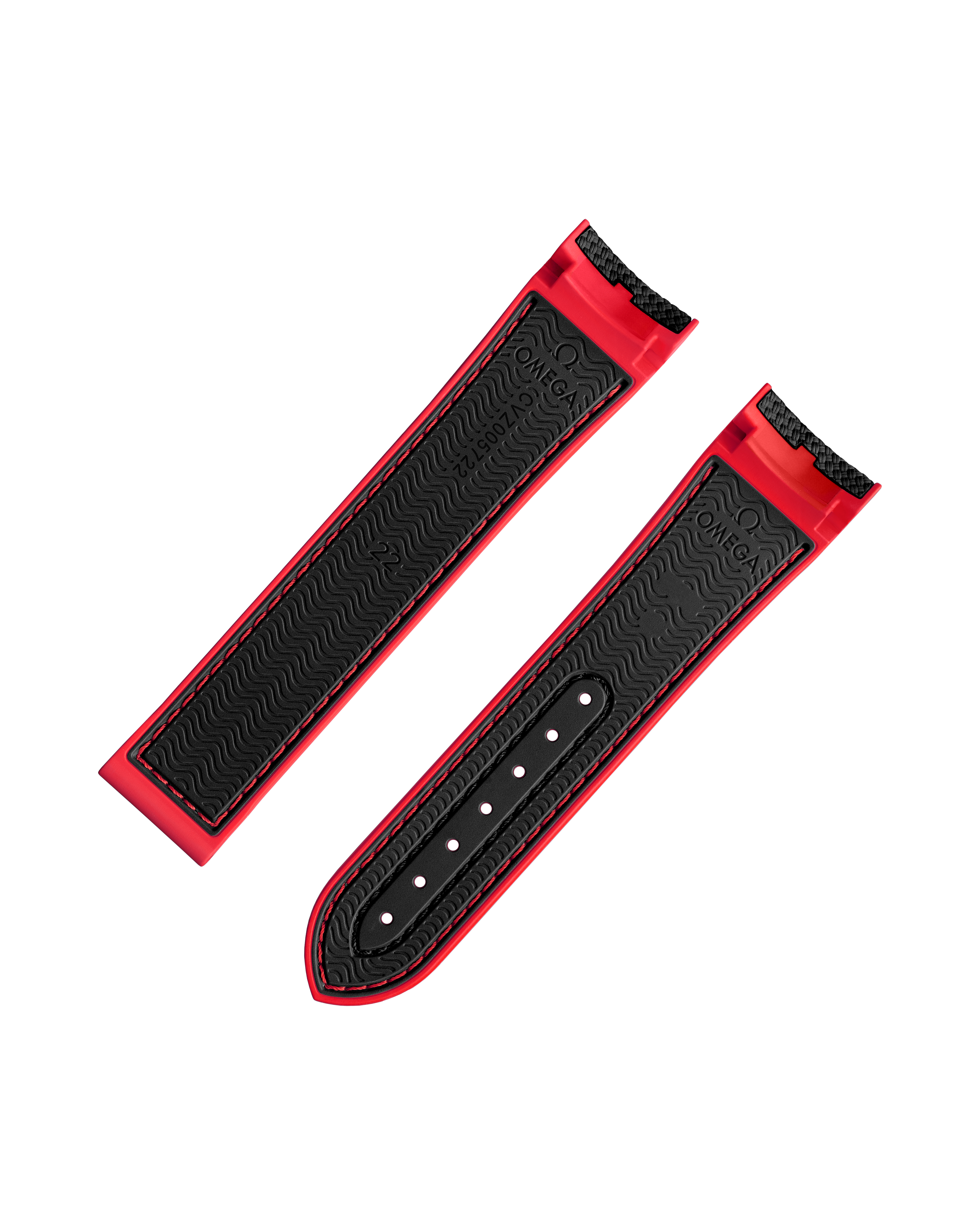 - 黑色橡胶表带,适用于海马系列海洋宇宙600米腕表 - 032CVZ005722|025CTZ005003 - 影像 3