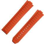 两件式<span class="nowrap">表带</span> - 橙色橡胶表带，搭配折叠表扣，适用于海马系列海洋宇宙600米腕表 - 032Z021357W