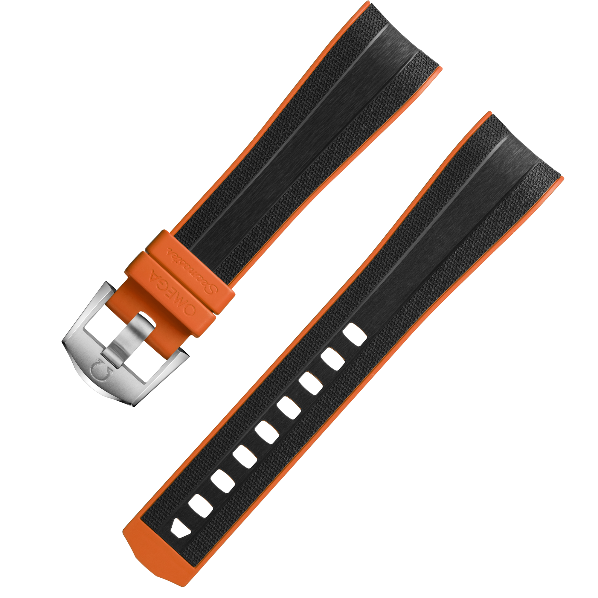 - 黑色橡胶表带,适用于海马系列海洋宇宙Ultra Deep腕表 - 032Z017365|025Z016821 - 影像 1