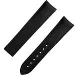 两件式<span class="nowrap">表带</span> - 黑色织物表带，搭配折叠表扣，适用于超霸系列“月之暗面”腕表 - 032Z020830W