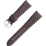 两件式表带 - 灰棕色皮表带，搭配针扣 - 032CUZ011294