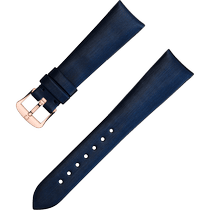 两件式<span class="nowrap">表带</span> - 科技缎面蓝色表带，搭配针扣 - 032CWZ009997W