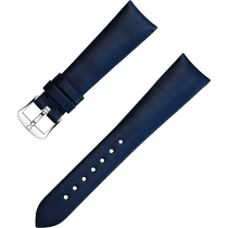 两件式表带 - 科技缎面蓝色表带，搭配针扣 - 032CWZ009997