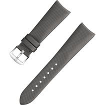 两件式表带 - 科技缎面灰色表带，搭配针扣 - 032CWZ010006