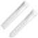 两件式表带 - 白色鳄鱼皮表带，搭配折叠表扣 - 9800.03.17