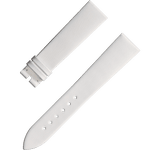 两件式表带 - 白色皮表带，搭配针扣 - 9800.04.63