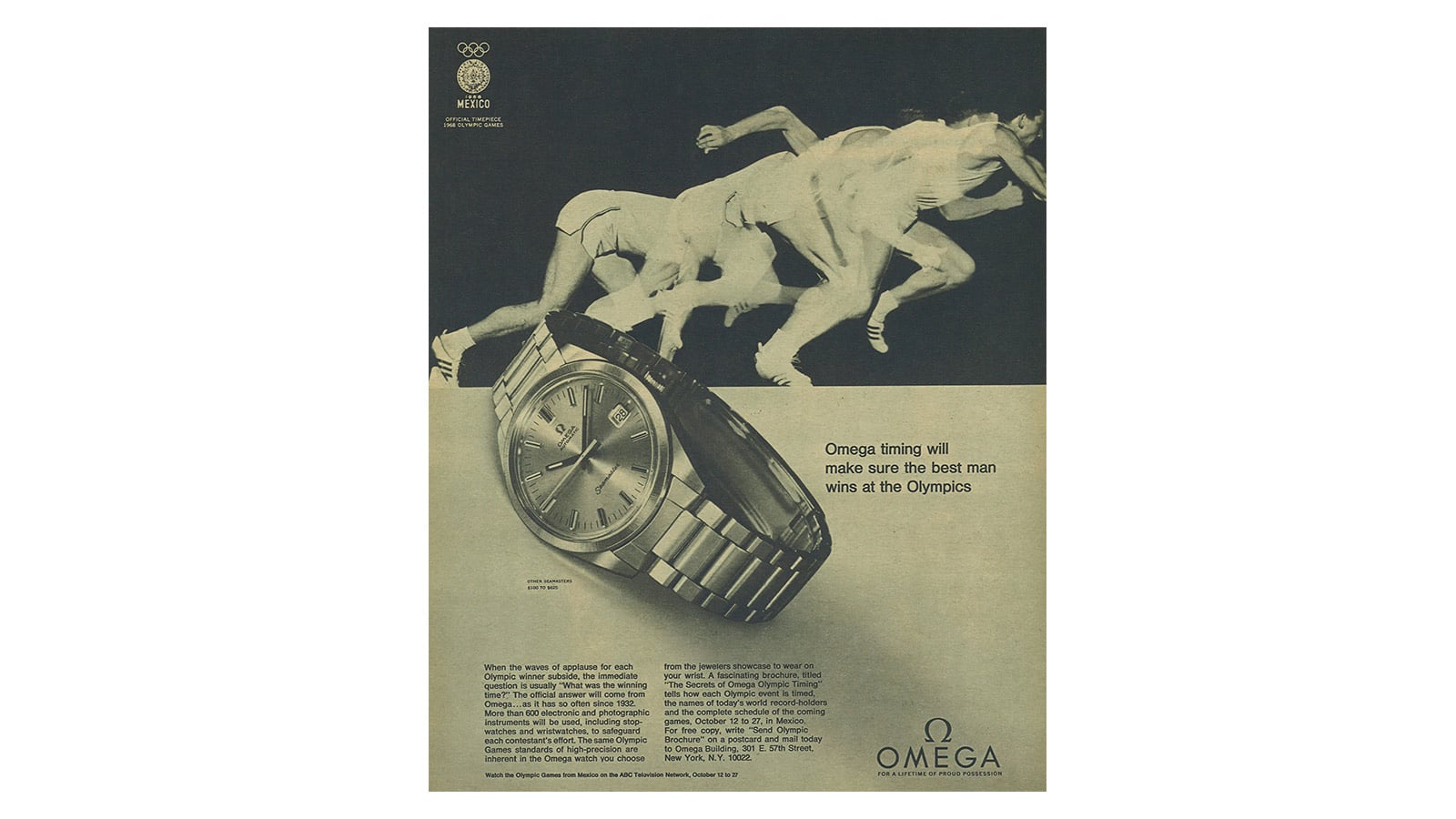 欧米茄腕表: 奥运会 - 滑动 6 - 5417