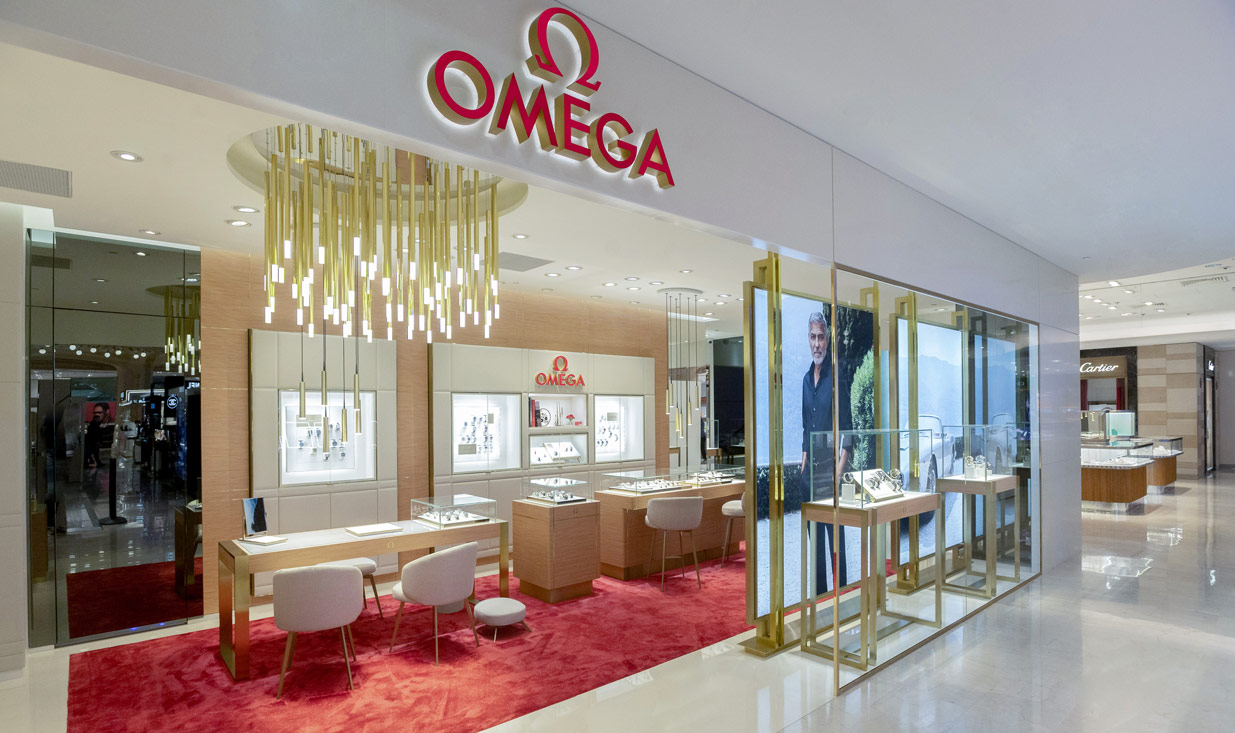 OMEGA Boutique Galeries Lafayette Haussmann<br />40, boulevard Haussmann 75009 Paris