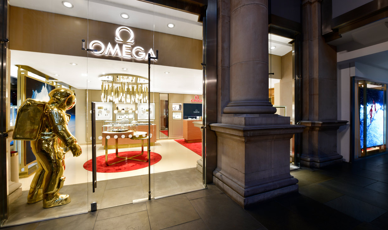 OMEGA Boutique Royal Exchange<br />1 The Courtyard EC3V 3LL London