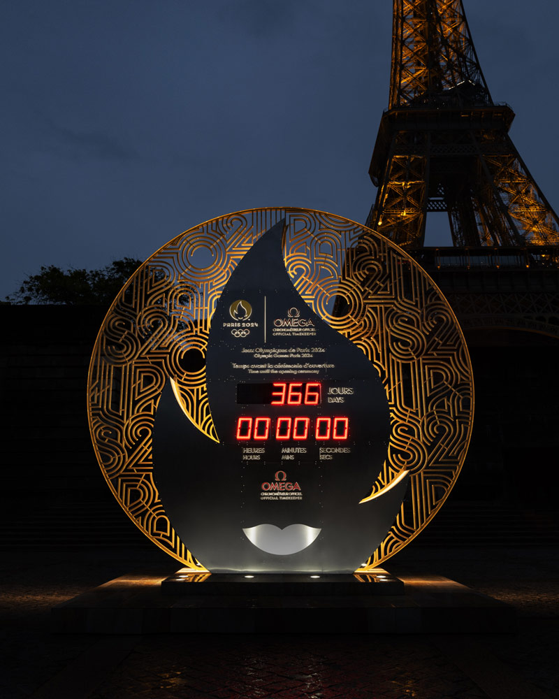 2024年巴黎奥运会倒计时时钟