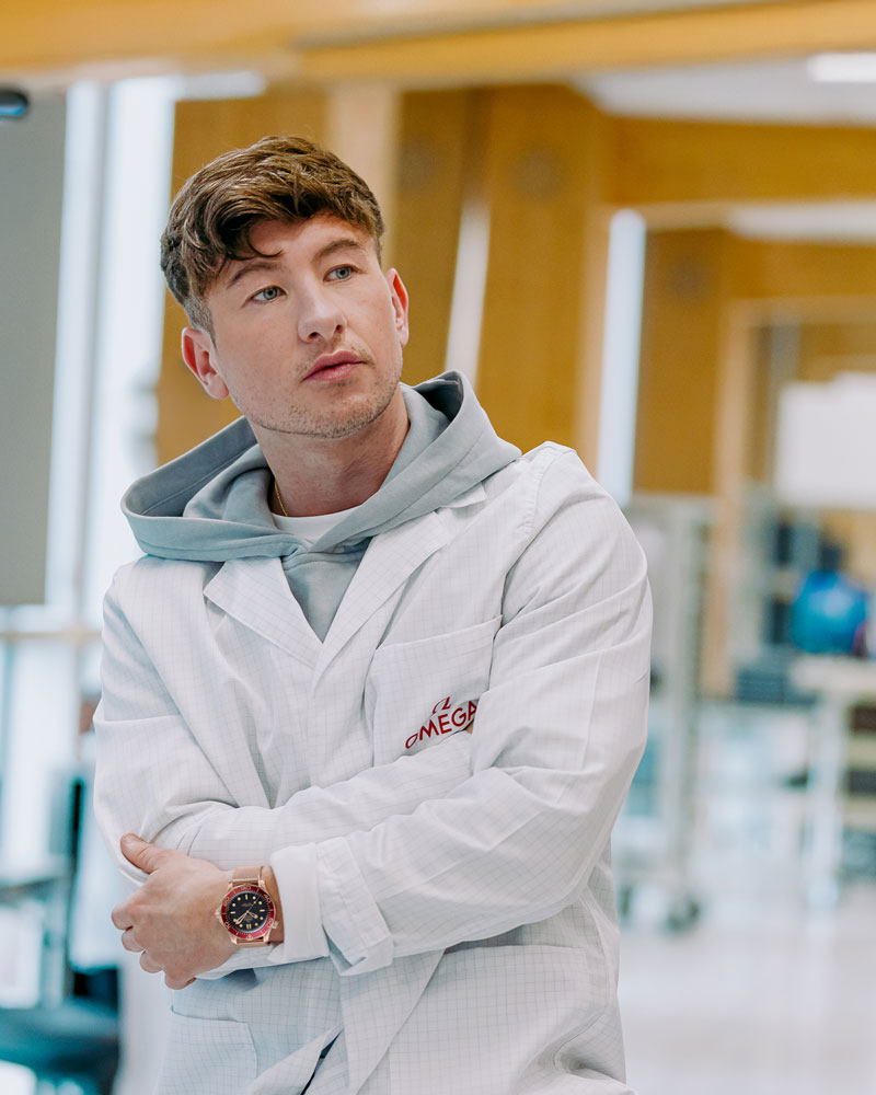 Barry Keoghan visiting OMEGA HQ