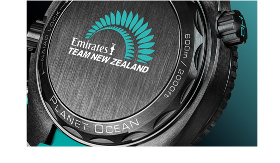 Seamaster Planet Ocean Chronograph ETNZ - caseback