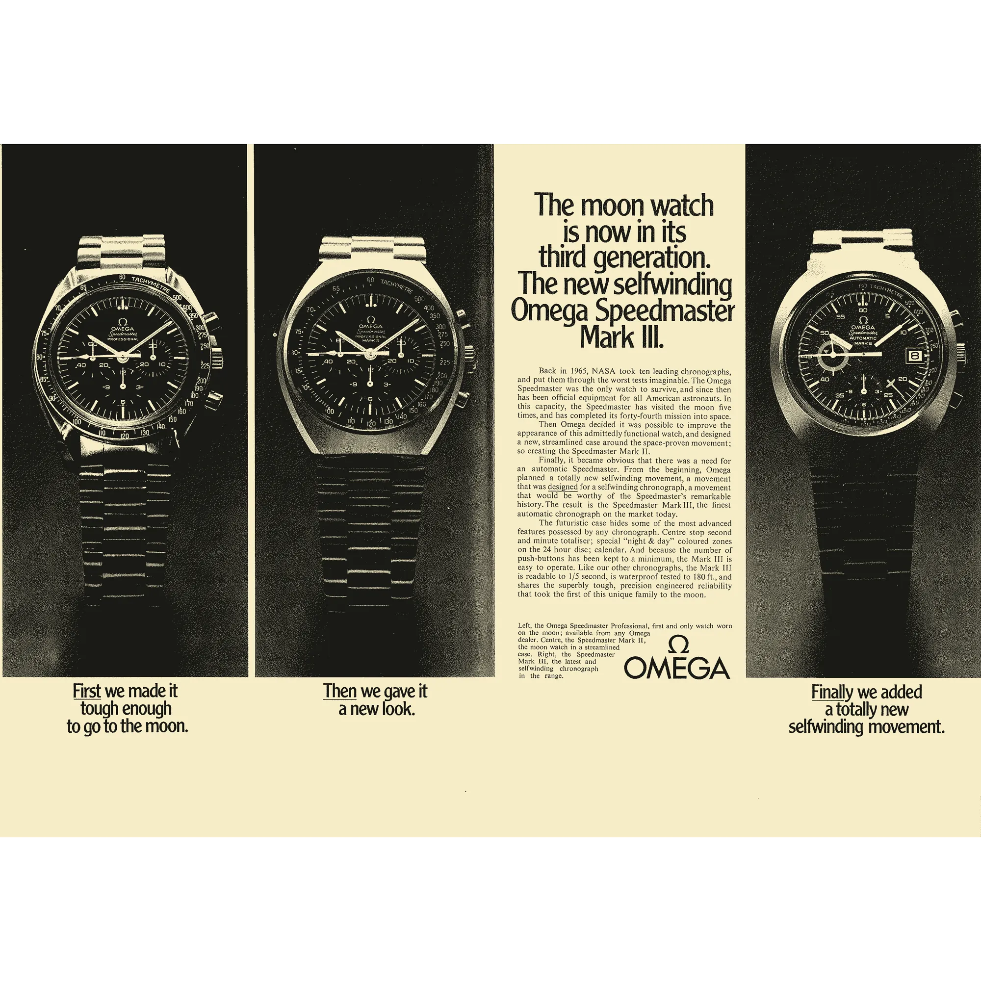Vintage OMEGA advertisement